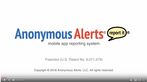 Anonymous Alerts YouTube Video screenshot with link. 